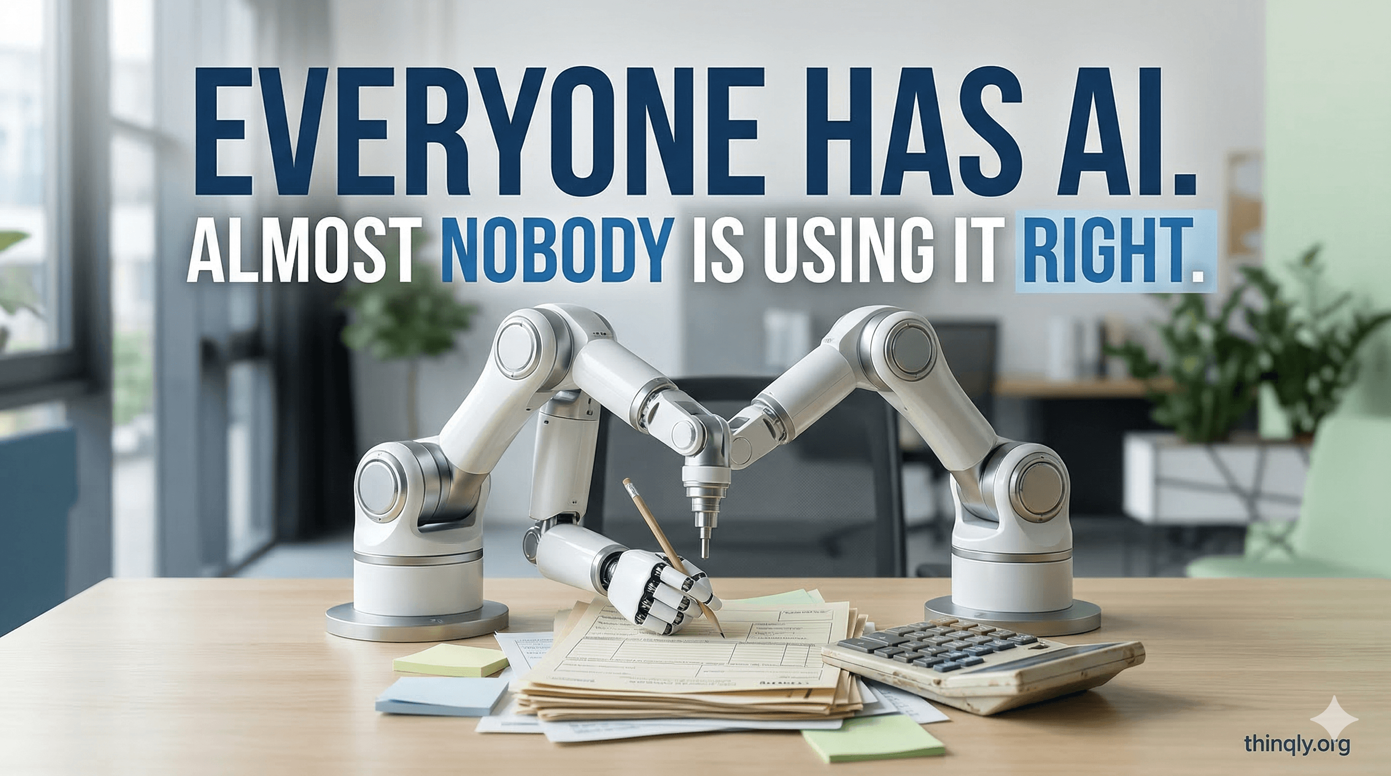 Everyone Has AI. Almost Nobody Is Using It Right.